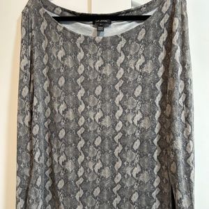 St. John Long Sleeve Stretch Top